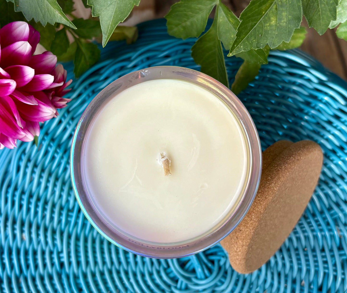 Signature Collection 10 oz. Prism Glass Tumbler Handmade Non-toxic Candles with Cork Lid