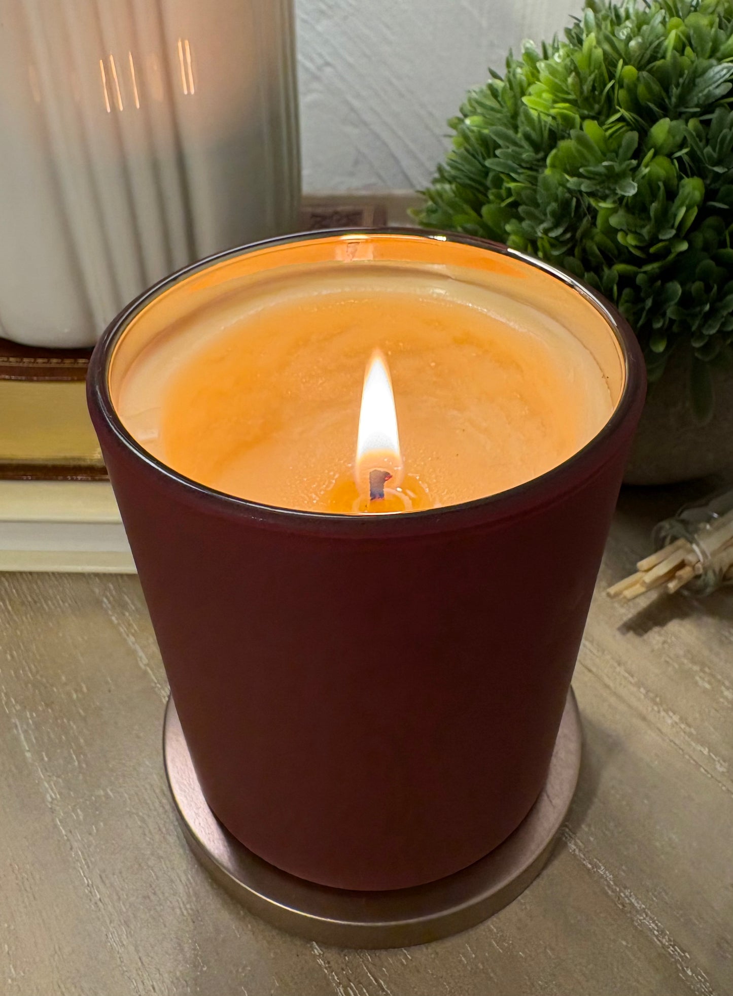 Cranberry Glass Tumbler Candle 8.30 oz