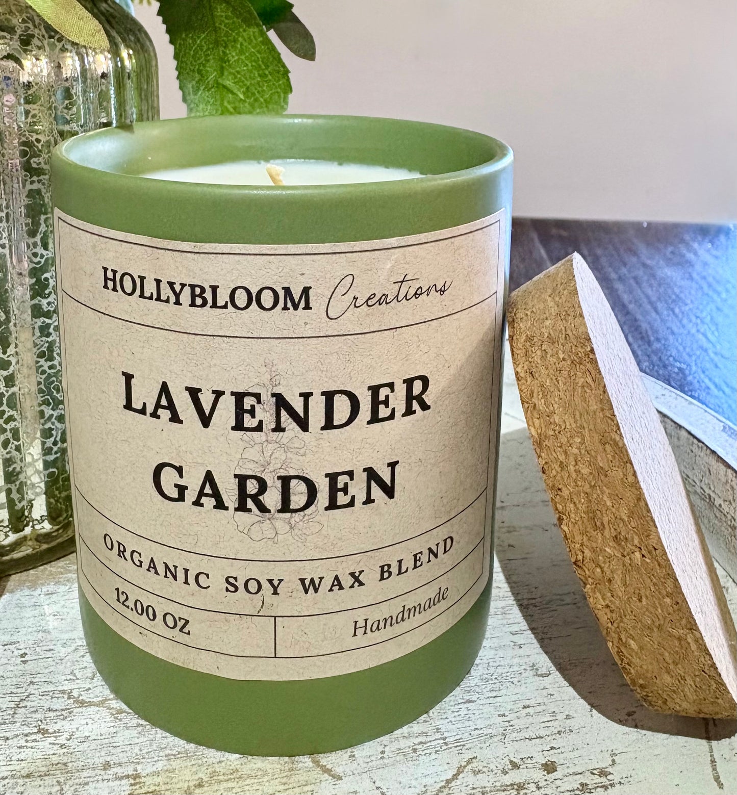 Sage Green Ceramic Tumbler Candle 12 oz