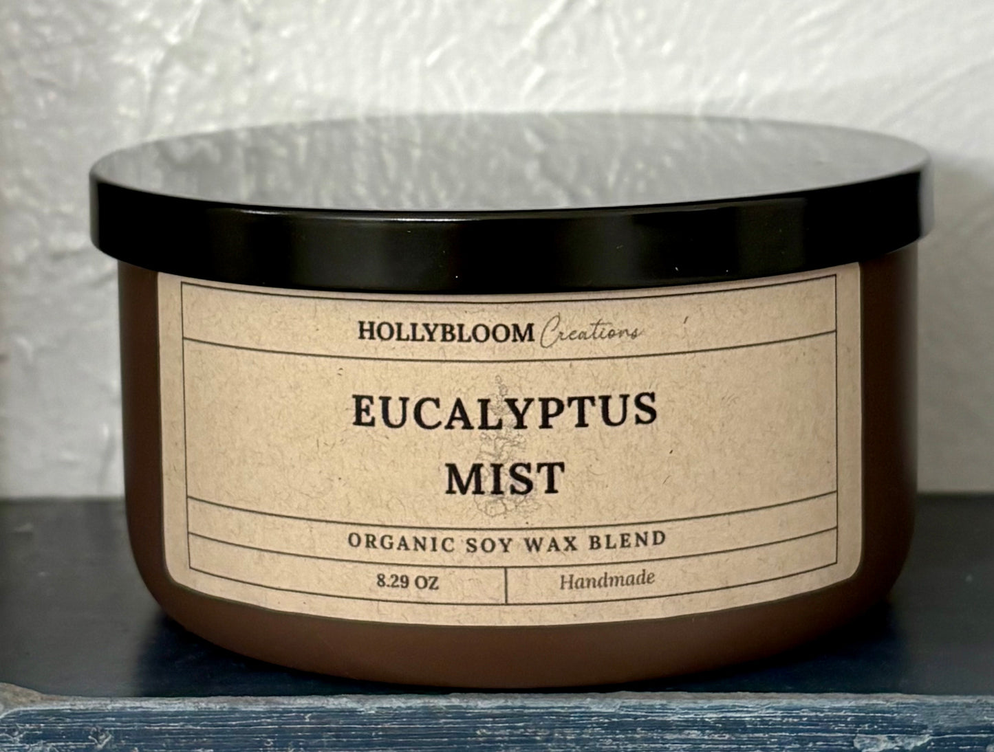 Matte Mocha 3-Wick Glass Candle 8.29 oz